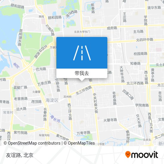 友谊路地图