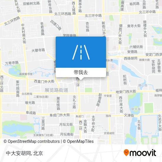 中大安胡同地图