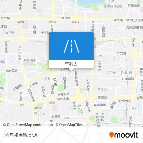 六里桥南路地图