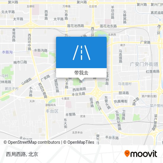 西局西路地图