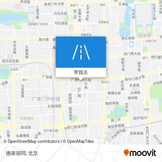 德泉胡同地图