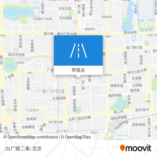 白广路二条地图