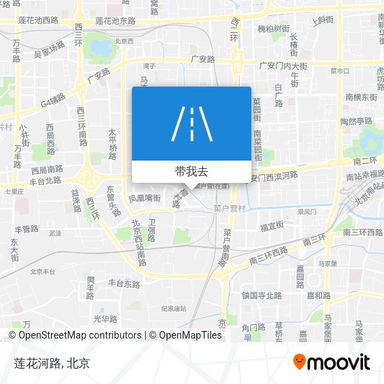 莲花河路地图