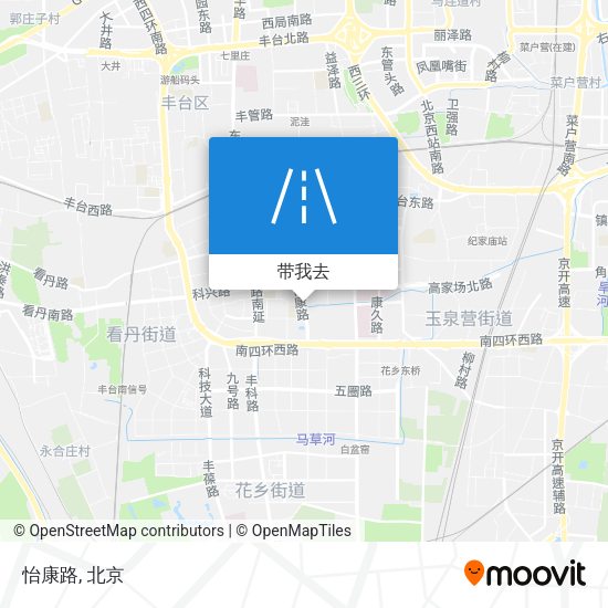 怡康路地图