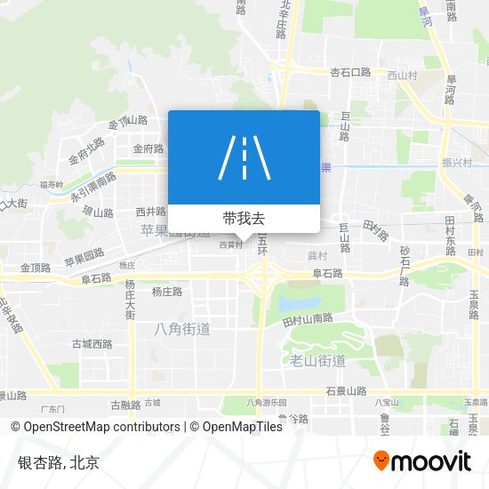 银杏路地图