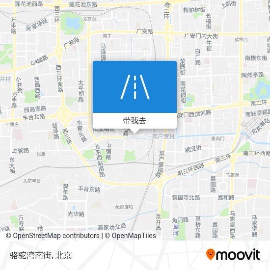 骆驼湾南街地图