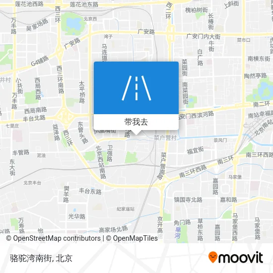 骆驼湾南街地图