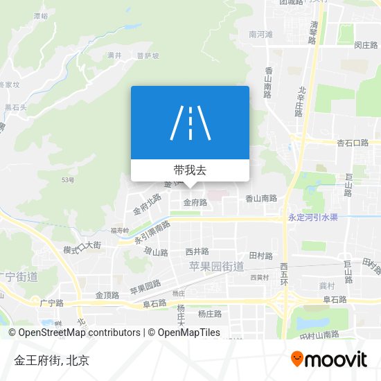 金王府街地图