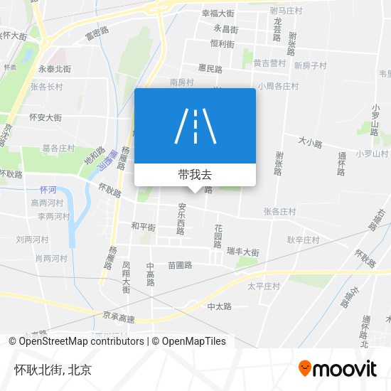 怀耿北街地图