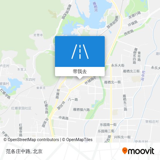 范各庄中路地图