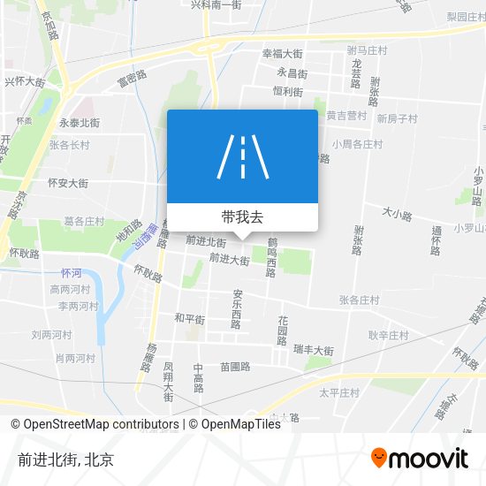 前进北街地图