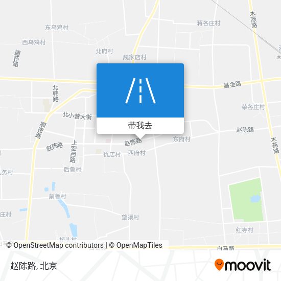 赵陈路地图