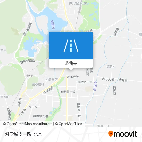 科学城支一路地图