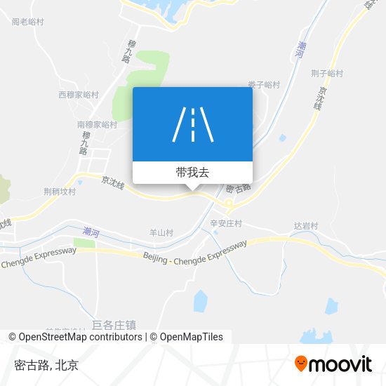 密古路地图