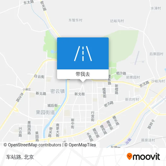 车站路地图
