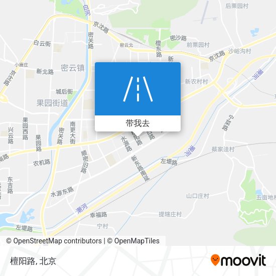 檀阳路地图