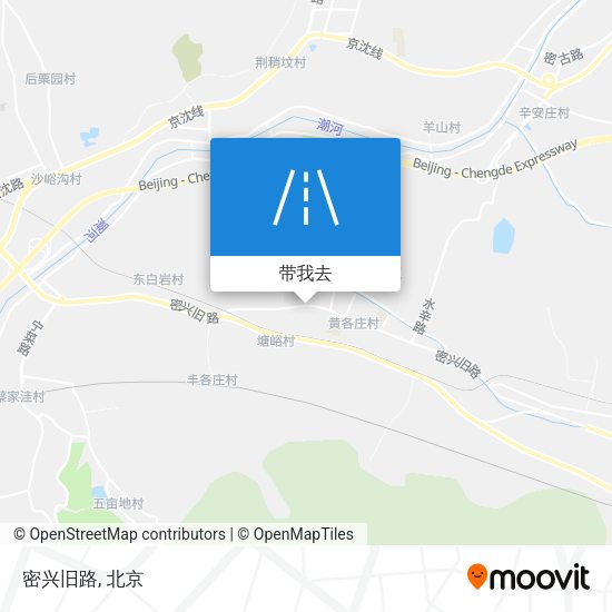 密兴旧路地图