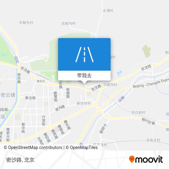 密沙路地图