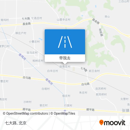 七大路地图