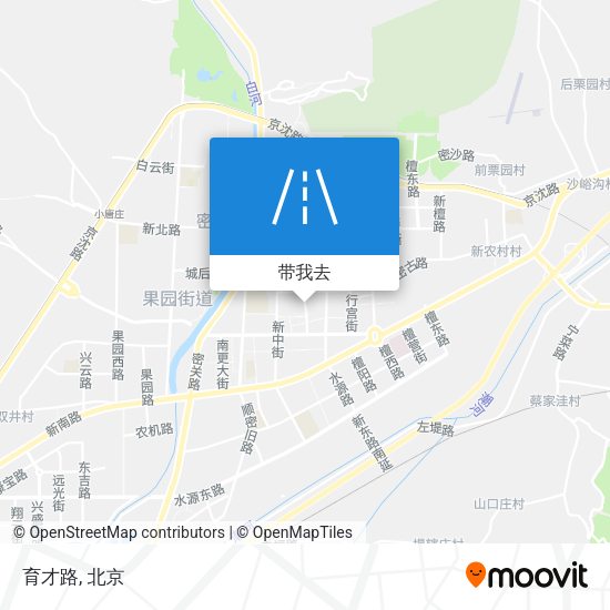 育才路地图