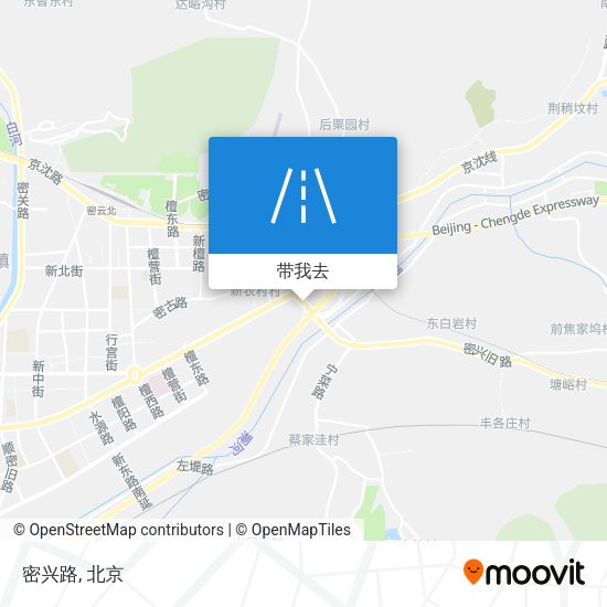 密兴路地图