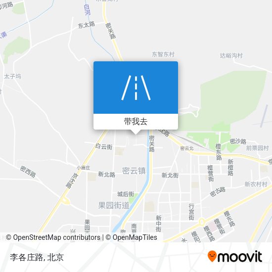 李各庄路地图