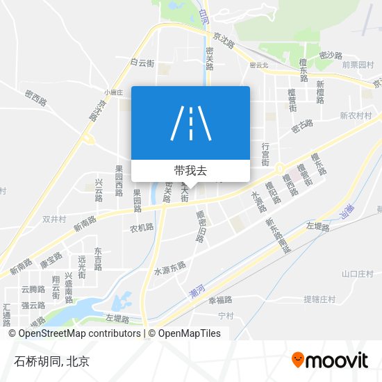 石桥胡同地图