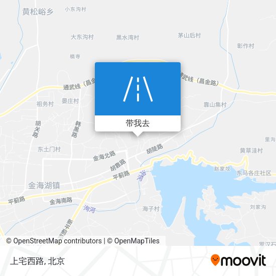 上宅西路地图