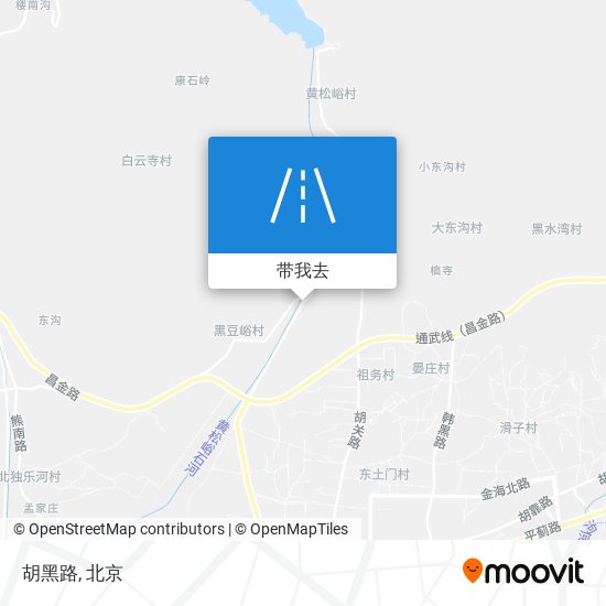 胡黑路地图