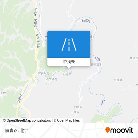 前青路地图