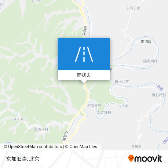 京加旧路地图