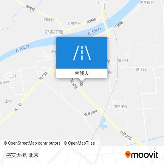 盛安大街地图