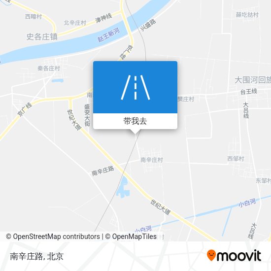 南辛庄路地图