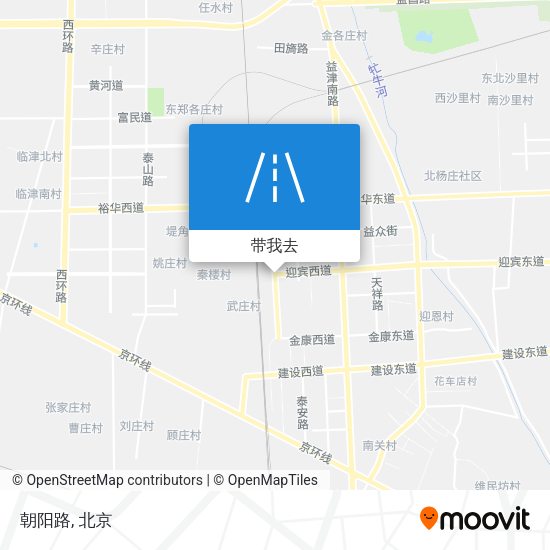 朝阳路地图