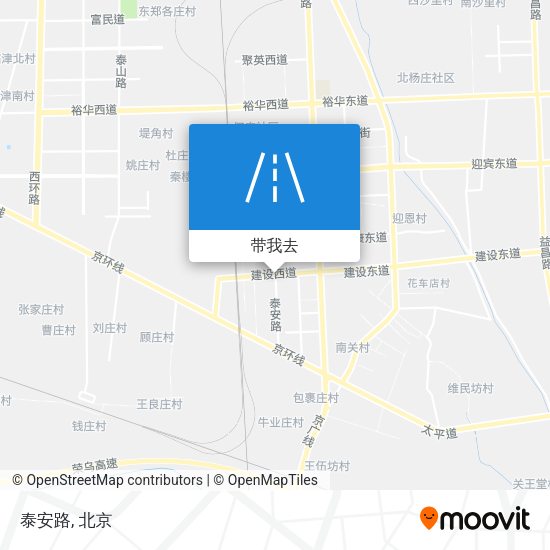 泰安路地图