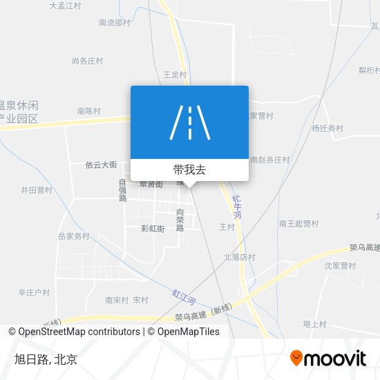 旭日路地图