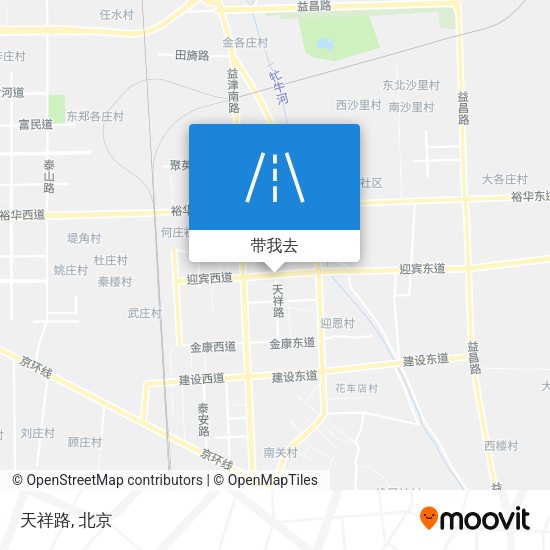 天祥路地图