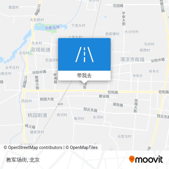 教军场街地图