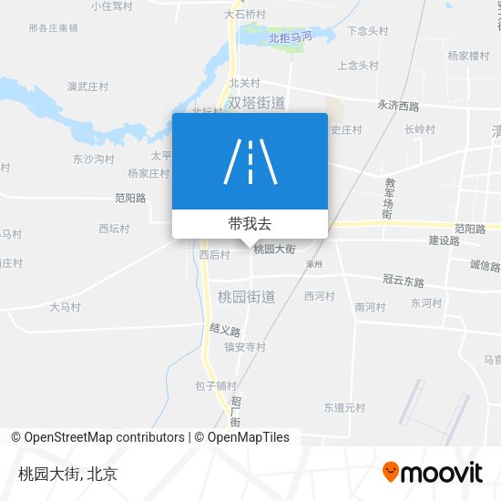 桃园大街地图