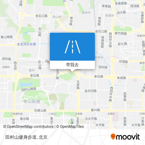 田村山健身步道地图