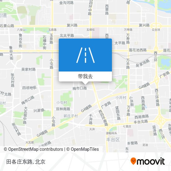 田各庄东路地图