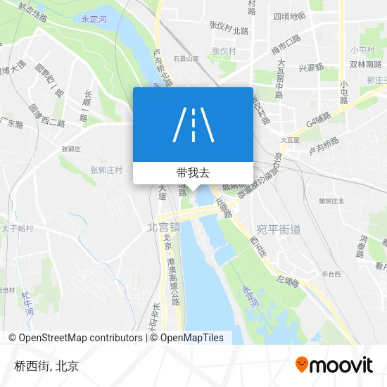 桥西街地图