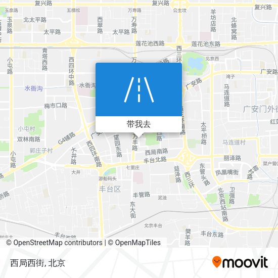 西局西街地图