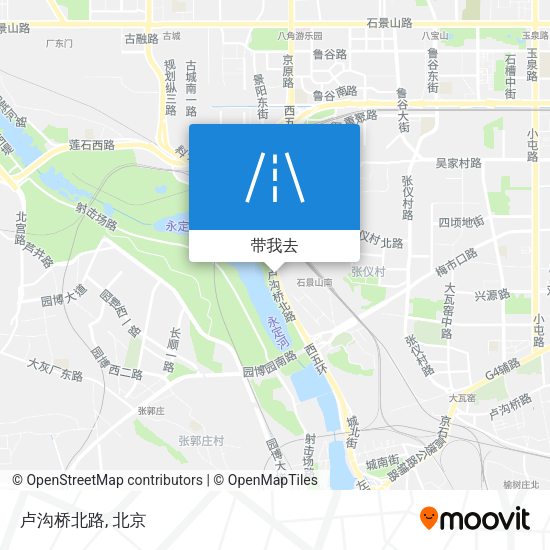 卢沟桥北路地图