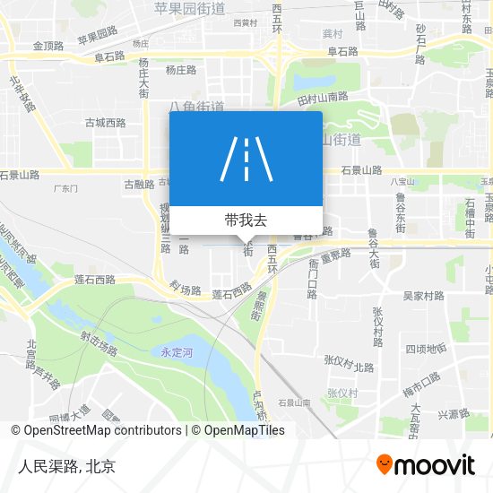 人民渠路地图