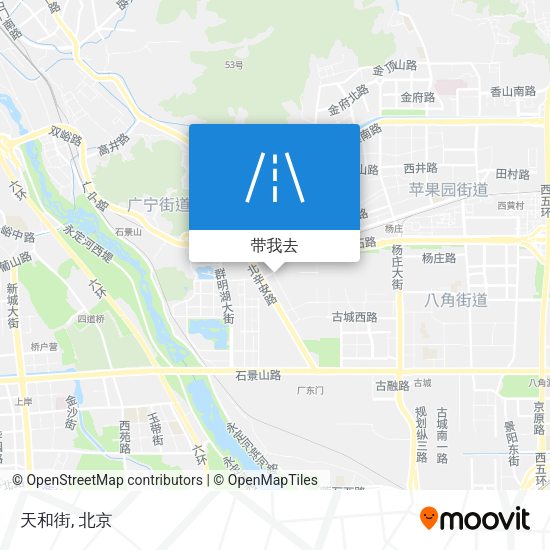 天和街地图
