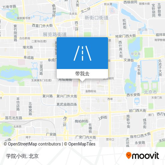 学院小街地图