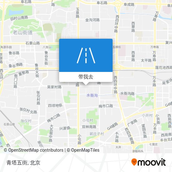 青塔五街地图