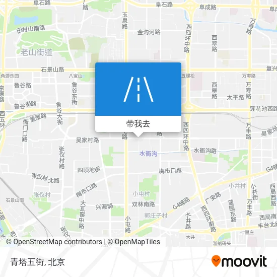 青塔五街地图
