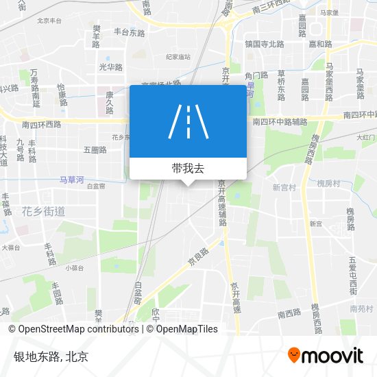 银地东路地图